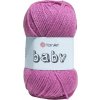 YarnArt Baby Fialovo ružová 560