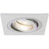 RENDL PASADENA GU10 SQ I zápustné svietidlo česaný hliník 230V GU10 50W R12709