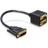 Delock Adaptér DVI(24+5) samec na 2x VGA samice