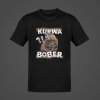 GG-God.sk Tričko Kurwa Bober Pánske Farba: Čierna (Black), Veľkosť: XXXL, Grafika: Vpredu (Front)