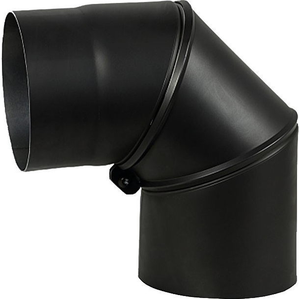 AMETALTOP Koleno dymové s čistiacim otvorom 120/90/1,5 mm