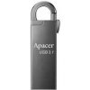 Apacer USB flash disk, USB 3.0 (3.2 Gen 1), 64GB, AH15A, strieborný, AP64GAH15AA-1, USB A, s karabinkou