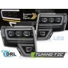 Tuning-tec FORD F150 MK12 08-14 FULL LED ČIERNA DRL SEKV