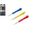 EXTOL 8801810 8801810 - Jamkáre Cr-V, 3 dielna sada, 0,8-1,5-2,5mm, pogumovaná rúčka