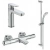 Ideal Standard CeraTherm - Sprchový set s termostatom a umývadlovou batériou, 3 prúdy, chróm BC985AA