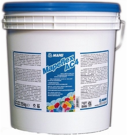 Mapei MAPEFLEX AC4 Jednozložkový akrylový tesniaci tmel 25 kg 460025