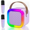 KARAOKE SET 2 MIKROFÓNY + BEZDRÔTOVÝ BLUETOOTH REPRODUKTOR SUPER ZVUK