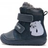 D.D. Step - Detské zimné topánky W071-52346A Royal Blue Veľkosť: 26