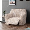 GA.I.CO poťahy UNIVERSO NOVÉ žíhané béžové relaxačné kreslo 70 - 90 cm