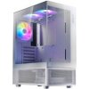 ADATA XPG case INVADER X MINI Mid-Tower, bez zdroje, 5x 120mm Fan, Bílá INVADERXMINIMT-WHCWW