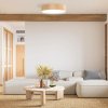 TEMAR LIGHTING Stropné svietidlo Cleo DR800, borovicové drevo, Ø 80 cm, 6-pl., E27 - CL DR800 SOS