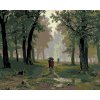 ZUTY Maľovanie podľa čísel - DÁŽĎ V DUBOVOM LESE (IVAN SHISHKIN) Rámovanie: bez rámu a bez vypnutia plátna, Rozmer: 40x50 cm