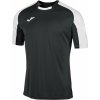 Joma Futbalový dres S/S T-SHIRT ESSENTIAL BLACK-WHITE Veľkosť: M