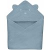Lionelo Lionelo - Detská mušelínová osuška s kapucňou Grey Sky LN0283 + záruka 3 roky zadarmo + záruka 3 roky zadarmo