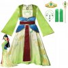 Dětské dívčí šaty Mulan a doplňky 110 - 130 130 cm