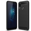 SES Ochranný silikónový obal karbón pre Huawei P20 Lite - čierny 4375