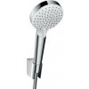 Hansgrohe Crometta - Sprchový set 100 Vario EcoSmart 9l/min s hadicou 1600 mm, biela/chróm 26694400