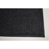 Tapibel , Kusový koberec Supersoft s bordurou 800 čierny, 200x200, čierna, chodba / predsieň