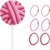 KIEPE Hair Tie Lollipops - gumičky do vlasov v tvare lízanky VÝPREDAJ: ružové, 24 ks