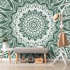 Tapeta Mandala harmónie na zelenom pozadí