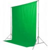 Textilné fotopozadie 3 x 3 m Chromagreen