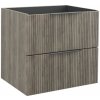 Kúpeľňová skrinka pod umývadlo Jungborn QUATTRO orech 60 x 55 x 46 cm 55694