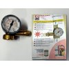 Manometer s regulátorom tlaku