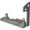 WINKHAUS rohové ložisko N.24-13.RS eurofalc 24 mm 13V pravé stříbrné