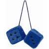 Plyšové kocky s priemerom 6,5 cm Barva: modrá