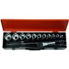 Bahco 8845DM | Gola sada nástrčných kľúčov 3/4”, metrických 15 ks