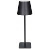 Solight WO69-B - LED stmievateľná nabíjateľná dotyková stolová lampa LUCCA LED/3,7V 2000 mAh čierna WO69-B + záruka 3 roky zadarmo