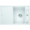 Drez Blanco AXIA III 45 S INFINO SILGRANIT BÍLÁ DŘEZ VPRAVO S EXCENTREM PŘÍSLUŠ. DŘEVO - 523177