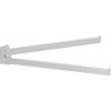COLOMBO CB - LOOK B1612 - Držiak na uteráky dvojitý 33,5 cm BIM - biela matná (BM)