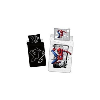 Jerry Fabrics Obliečky Spiderman 02 SVIETIACI EFEKT 70x90 140x200