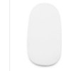 Froté nepremokavé prestieradlo s gumičkou do kočíka New Baby 35x75 biela -