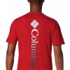 Columbia pánske tričko Rapid Ridge Back Graphic Mountain red