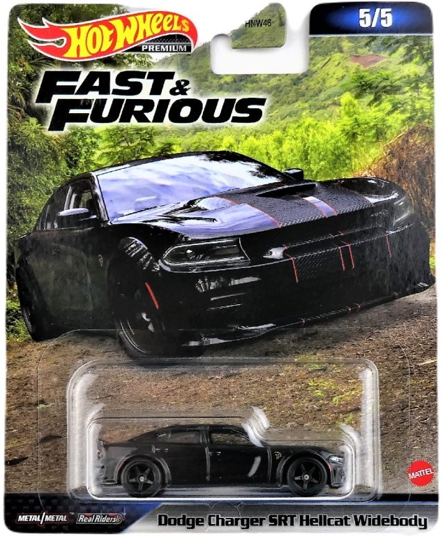 Mattel Hot Wheels Premium: Fast & Furious Dodge Charger SRT Hellcat Widebody HNW50
