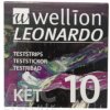 Wellion LEONARDO KET Prúžky testovacie (1 balenie) 1x10 ks