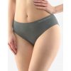 GINA Dámske bezšvové bambusové nohavičky klasické | 00038P - šedá biela, M/L