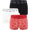 DIESEL - pánske boxerky 3PACK cotton stretch modern rebel red series-M (78-83 cm)