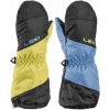LEKI Little Swtch Zero Mitt Long detské rukavice, black-light blue-light yellow 3.0