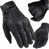 MOTOCYKLOVÉ RUKAVICE LS2 RUST BLACK Mestské Klasické krátke M