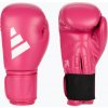 Boxerské rukavice adidas Speed 50 rúžovo-biele
