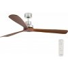 FARO Barcelona FARO 33464DC-Stropný ventilátor LANTAU XL hnedá/chróm pr.168 cm+dálkové ovládanie FA33464DC + záruka 3 roky zadarmo + záruka 3 roky zadarmo