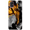 Picasee silikónový prehľadný obal pre Samsung Galaxy A71 A715F - Black Gold