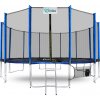 INLEA PREMIUM Jump Trampolína 500 cm s vonkajšou ochrannou sieťou - modrá