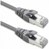 Qoltec Kábel Patchcord FTP | CAT5e | 2 x RJ-45 | 1m | High speed | Gold | tienený