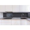DIMEX | Dibond doska za kuchynskú linku | DBW-06040-252 Čierny kamenný múr | 60 x 40 cm + Dibond obkladová doska Dimex do kuchyne Čierny kamenný múr v rozmere 60 x 40 cm + lepidlo zadarmo