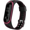 Xiaomi Mi Band 3/4 náhradný náramok - Textúrovaný Farba: Ružová, Variant: Lines MBSCZ-TXT019