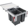 Odpadkový kôš Sorter Franke Garbo 50-3 1x8L, 2x12L